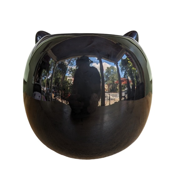 Yankee Candle Kitty Cat Ceramic Jar Candle Holder Candy Dish Halloween - Picture 3 of 3